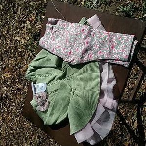 Baby Girls NWOT Bonnie Baby 12 Months Set